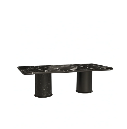 AVELTO Rectangular Italy Black Dining Table Premium