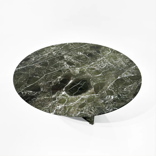 CELINO Round Verde Lepanto Dining Table Premium