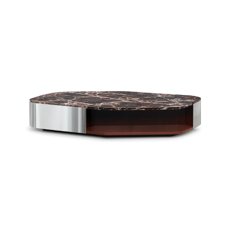 CIELO Model 2 Rosso Levanto Coffee Table Premium