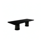 AVELTO Rectangular Black Marquina Dining Table Premium