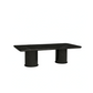 AVELTO Rectangular Black Marquina Dining Table Premium