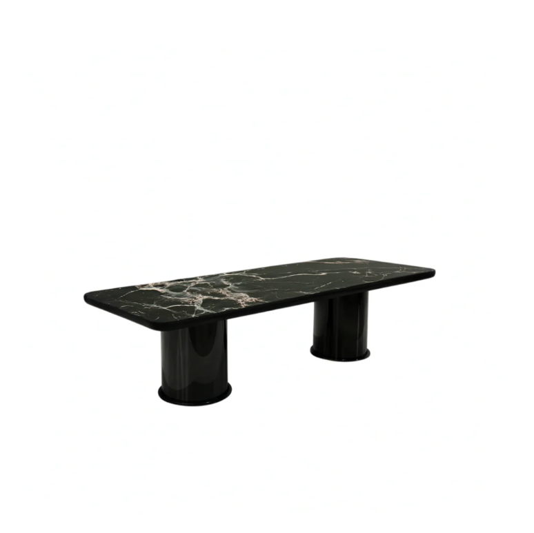 AVELTO Rectangular Black Rose Dining Table Classic