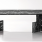 CELINO Rectangular Black Marquina Dining Table Premium
