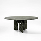 CELINO Round Verde Lepanto Dining Table Premium