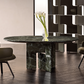 CELINO Round Verde Lepanto Dining Table Premium