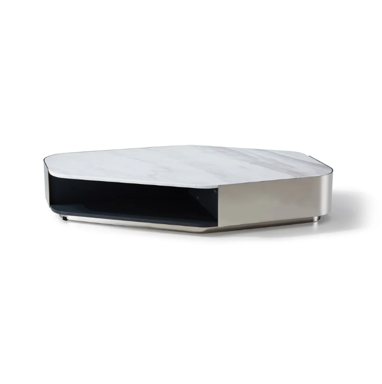CIELO Model 2 Volakas White Coffee Table Classic