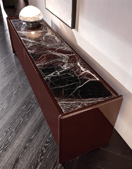 EVOQUE Medium Rosso Levanto Side Cabinet Classic