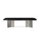 LORINI Rectangular Black Marquina Dining Table Premium