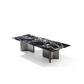 LORINI Rectangular Bvlgari Black Dining Table Classic