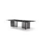 LORINI Rectangular Bvlgari Black Dining Table Classic