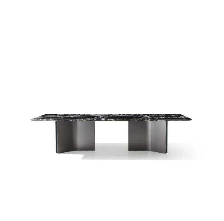 LORINI Rectangular Bvlgari Black Dining Table Classic