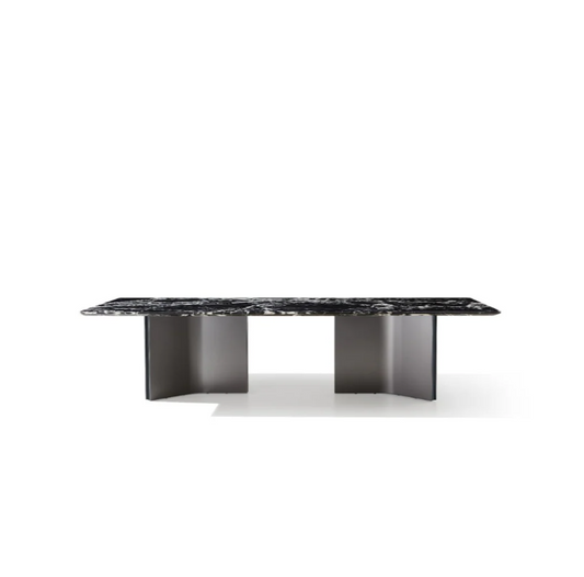 LORINI Rectangular Bvlgari Black Dining Table Classic