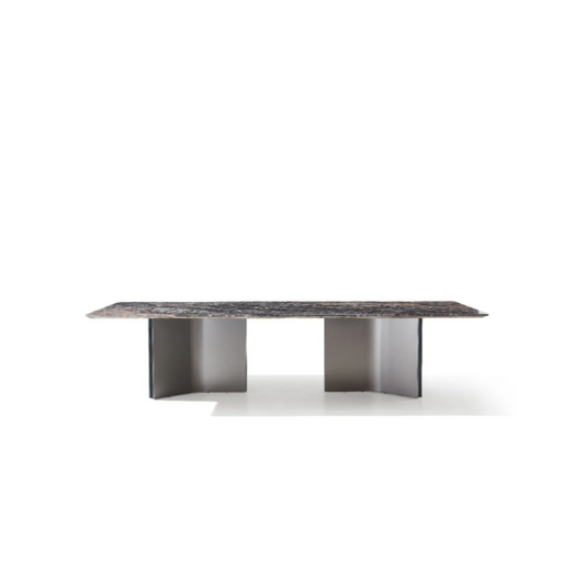 LORINI Rectangular Grigio Orobico Dining Table Premium