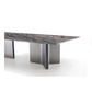 LORINI Rectangular Grigio Orobico Dining Table Premium
