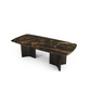 LORINI Rectangular Italy Black Dining Table Classic