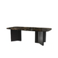 LORINI Rectangular Italy Black Dining Table Classic