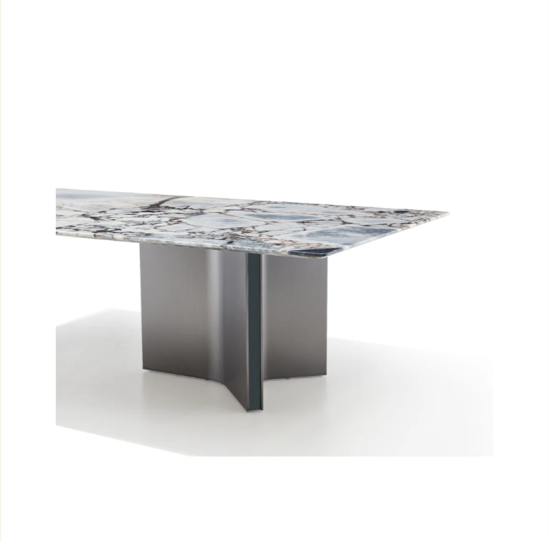 LORINI Rectangular Ocean Storm Dining Table Premium