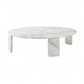 MONARQUE Round Carrara Coffee Table Premium