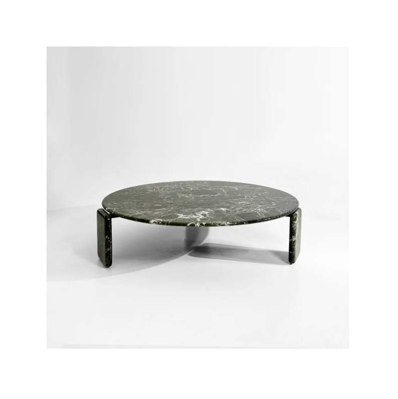 MONARQUE Round Verde Lepanto Coffee Table Premium