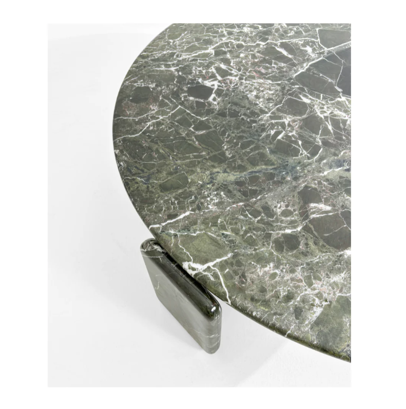 MONARQUE Round Verde Lepanto Coffee Table Premium