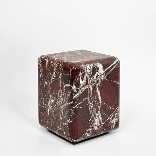 ZAHA Rosso Levanto Side Table Premium