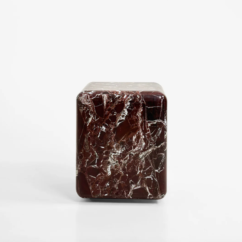 ZAHA Rosso Levanto Side Table Premium